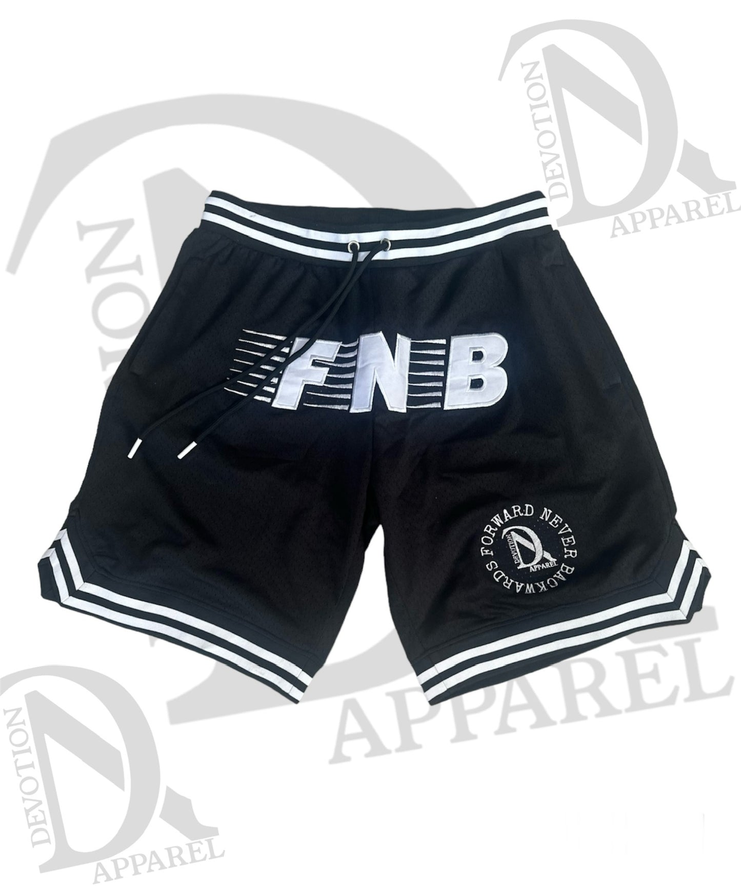 Devotion “FNB” Black/White Shorts